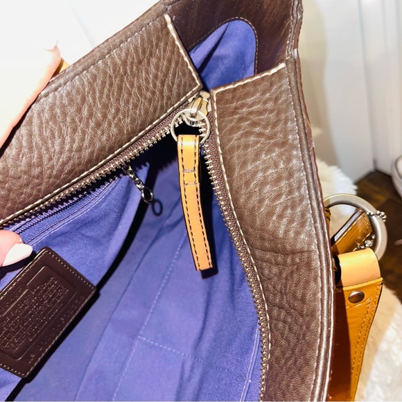 Dark Brown leather COACH Shoulder Bag/Purse - Picture 10 of 13